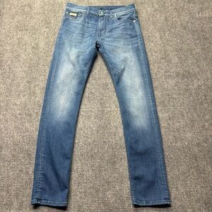 7 for All Mankind Ronnie Jeans Mens 32x32 Blue Slim Straight Special Edition